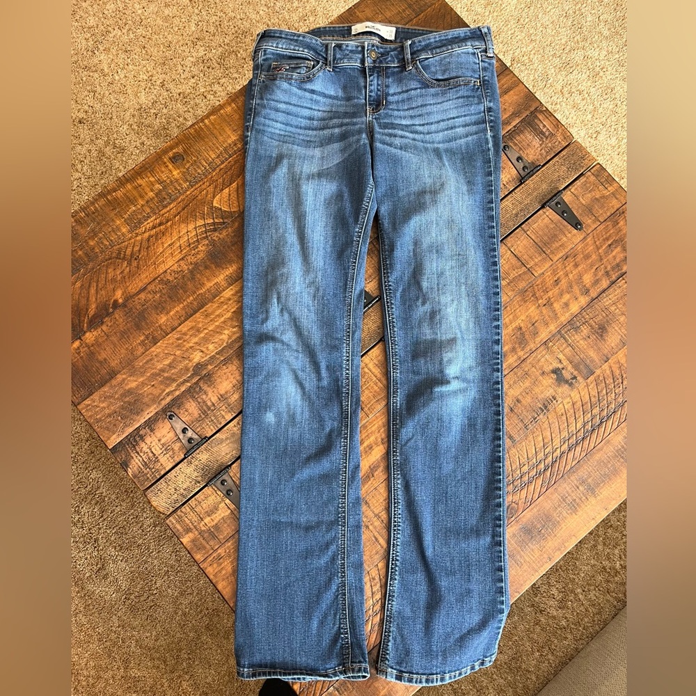 Hollister Women's Boot Cut Jeans in Blue